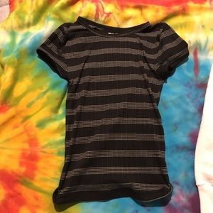 Urban Outfiters Stripped Tight Tee